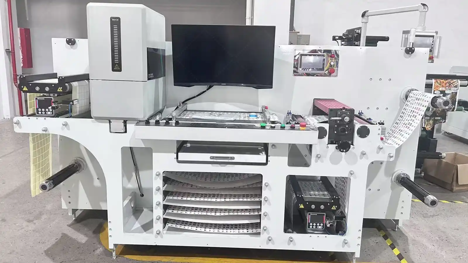High Speed Label Inspection Machine HH-BPC370 | Quality Defect Detection
