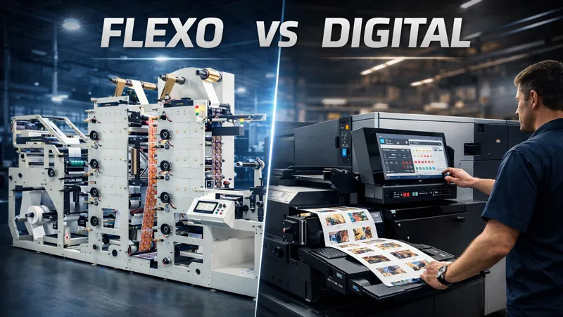 Flexo vs Digital 2026: Why Long Runs Still Belong to Flexo