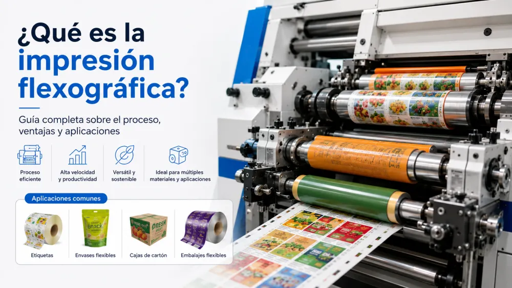 ¿Qué es la impresión flexográfica?