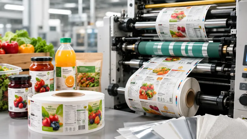 Impresión Flexográfica para Etiquetas de Alimentos: Materiales, Requisitos y Soluciones