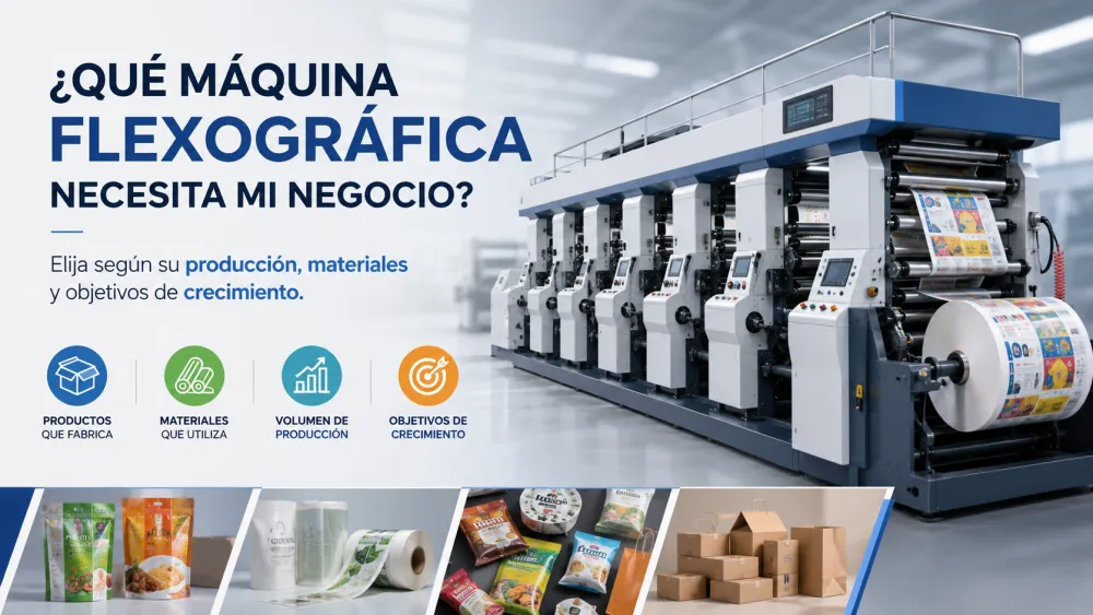 ¿Qué Máquina Flexográfica Necesita Mi Negocio? Guía para Elegir Según su Producción