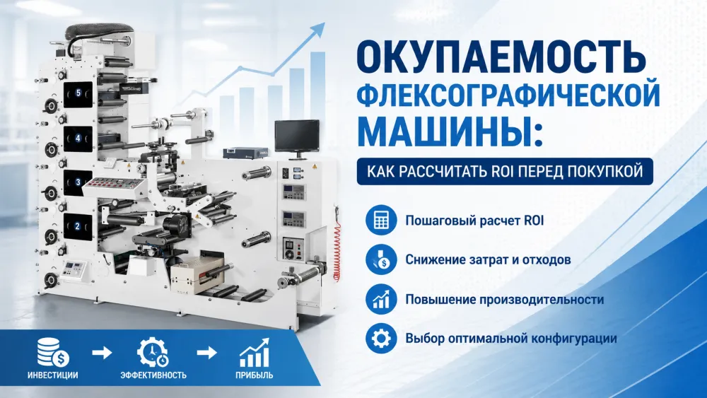 Окупаемость флексографической машины: как рассчитать ROI перед покупкой