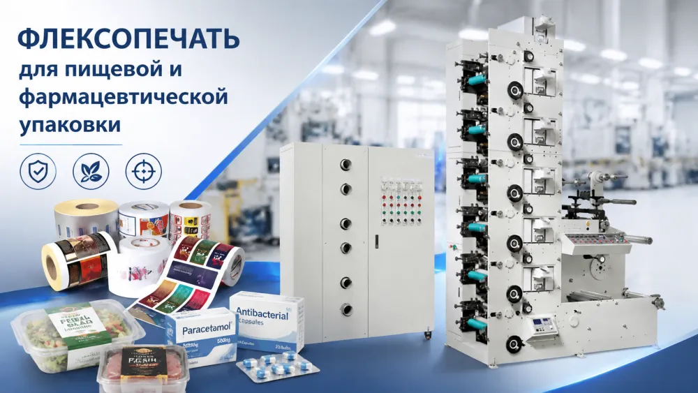 Флексопечать для пищевой и фармацевтической упаковки | Руководство покупателя