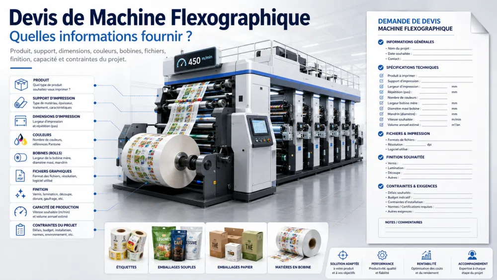 Devis de Machine Flexographique : Quelles Informations Fournir ?
