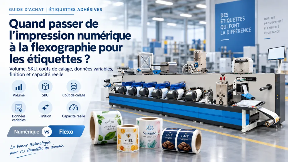 Numérique ou Flexo pour Étiquettes : Quand Passer à la Flexographie ?