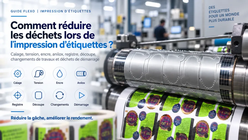 Réduire les Déchets en Impression d’Étiquettes : Guide Flexo
