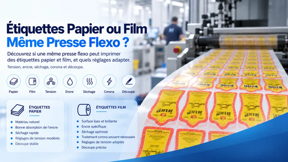 Étiquettes Papier ou Film : Même Presse Flexo ?