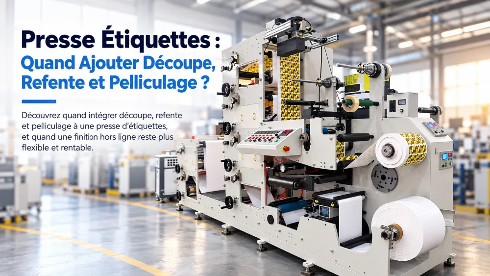 Presse Étiquettes : Quand Ajouter Découpe, Refente et Pelliculage ?