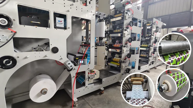 Henghao label printing machine in workshop